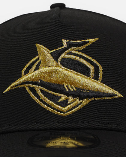 New Era Cronulla Sutherland Sharks 9FORTY A-Frame Snapback Black/Gold