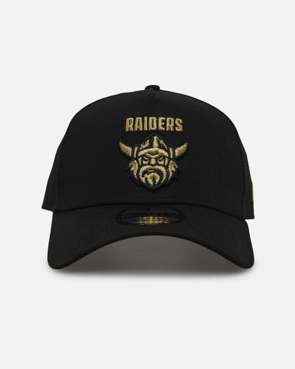 New Era Canberra Raiders 9FORTY A-Frame Snapback Black/Gold
