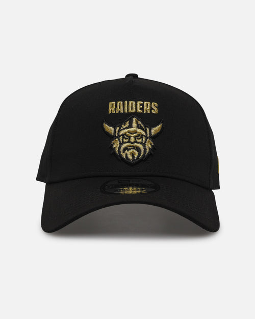 New Era Canberra Raiders 9FORTY A-Frame Snapback Black/Gold