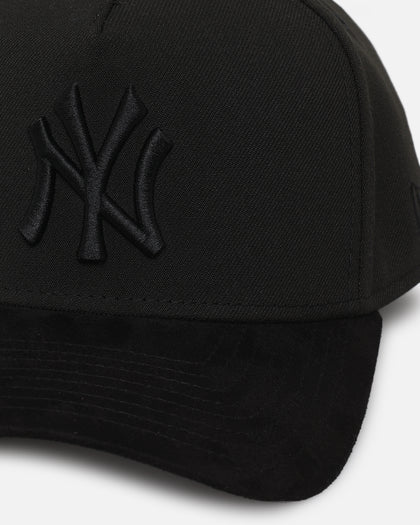 New Era New York Yankees 'Premium Luxe' 39THIRTY A-Frame Stretch Fit Black
