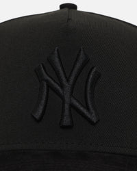 New Era New York Yankees 'Premium Luxe' 39THIRTY A-Frame Stretch Fit Black