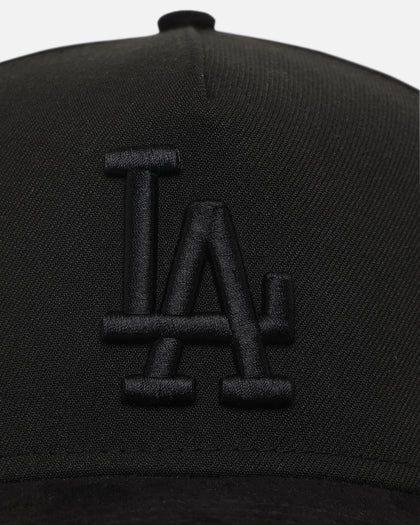 New Era Los Angeles Dodgers 'Premium Luxe' 39THIRTY A-Frame Stretch Fit Black