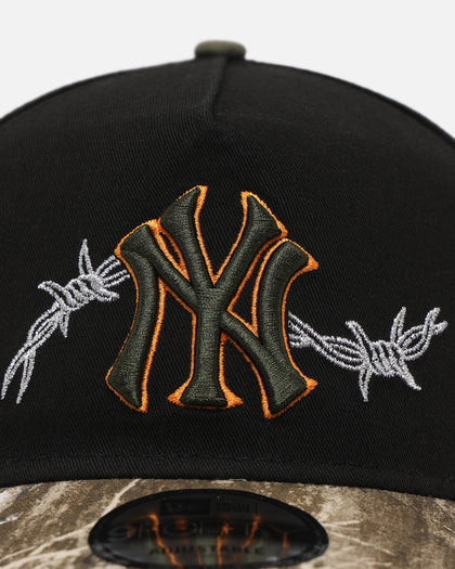 New Era New York Yankees 'Realtree Grit 2.0' 9FORTY A-Frame Snapback Black/Green/Orange