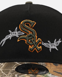 New Era Chicago White Sox 'Realtree Grit 2.0' 9FORTY A-Frame Snapback Black/Green/Orange