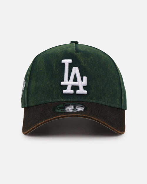 New Era Los Angeles Dodgers 'Washed Green' 9FORTY A-Frame Strapback Green/Black