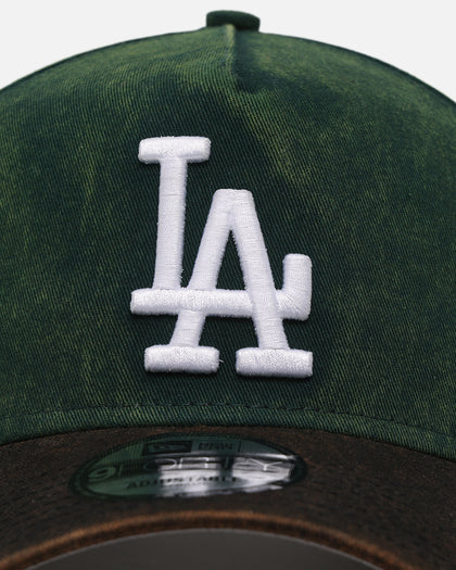 New Era Los Angeles Dodgers 'Washed Green' 9FORTY A-Frame Strapback Green/Black