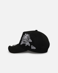 New Era Los Angeles Dodgers 'Ornate Rose' 9FORTY A-Frame Snapback Black/White