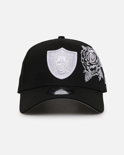 New Era Las Vegas Raiders 'Ornate Rose' 9FORTY A-Frame Snapback Black/White
