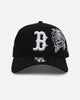 New Era Boston Red Sox 'Ornate Rose' 9FORTY A-Frame Snapback Black/White