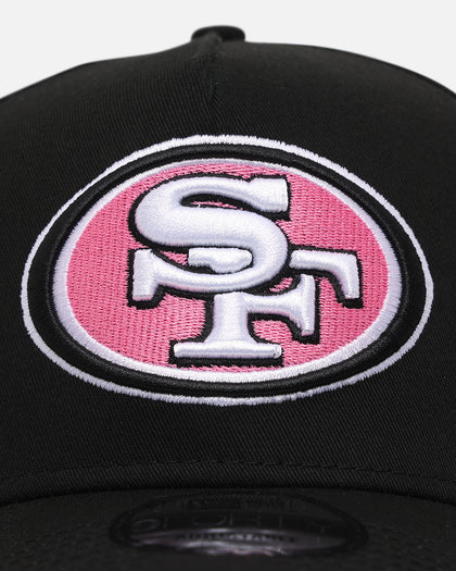New Era San Francisco 49ers 'Black Pink' 9FORTY A-Frame Snapback Black/Pink