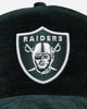 New Era Las Vegas Raiders 'Plush Chenille' 9FORTY A-Frame Snapback Dark Green