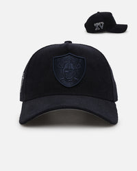 New Era Las Vegas Raiders 'Navy Tonal Cord' 9FORTY A-Frame Corduroy Snapback Navy