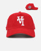 New Era Los Angeles Dodgers 'Upside Down LA Cord' 9FORTY A-Frame Corduroy Snapback Scarlet