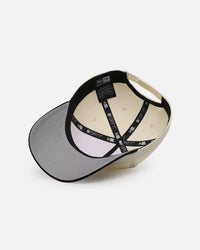 New Era Blank 9FORTY A-Frame Snapback Chrome Black