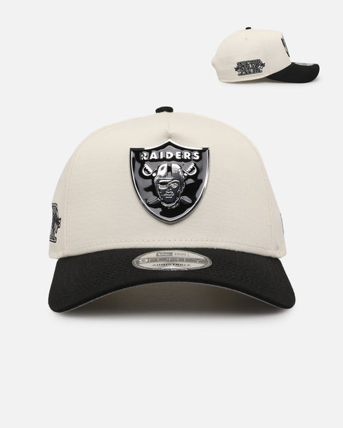 New Era Las Vegas Raiders 'Gold Medal Badge' 9FORTY A-Frame Snapback White/Black/Green