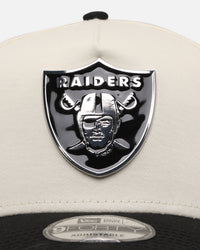 New Era Las Vegas Raiders 'Gold Medal Badge' 9FORTY A-Frame Snapback White/Black/Green