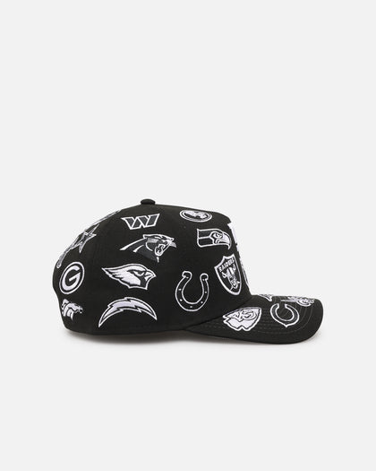New Era NFL 'All Over Leagues' 9FORTY A-Frame Snapback Black