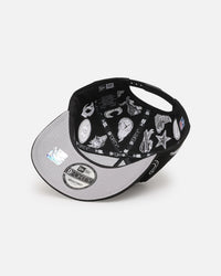 New Era NFL 'All Over Leagues' 9FORTY A-Frame Snapback Black