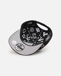 New Era MLB 'All Over Leagues' 9FORTY A-Frame Snapback Black