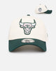 New Era Chicago Bulls 'Chrome Dark Green' 9FORTY A-Frame Snapback Chrome/Dark Green