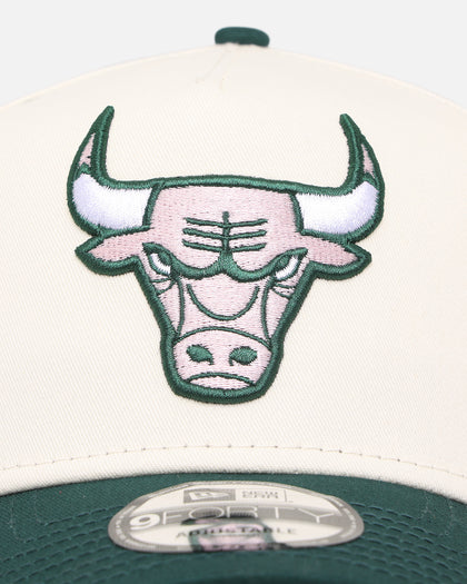 New Era Chicago Bulls 'Chrome Dark Green' 9FORTY A-Frame Snapback Chrome/Dark Green