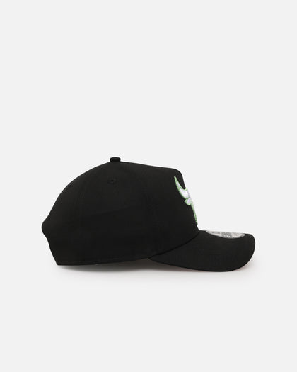 New Era Chicago Bulls 'Satin Flower' 9FORTY A-Frame Snapback Black/Pink
