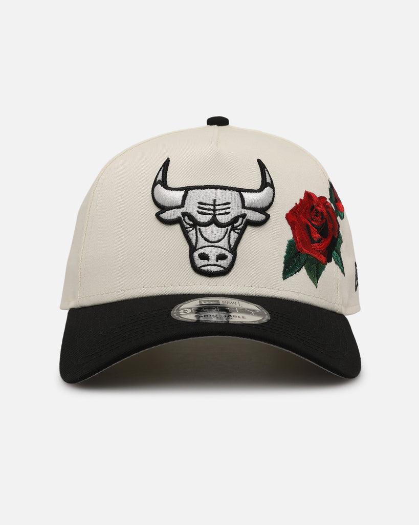 New Era Chicago Bulls 'Chrome Black Roses' 9FORTY A-Frame Snapback