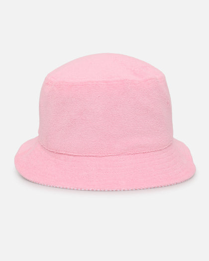 New Era Australian Open '25 Reversible Terry Bucket Hat Pastel Pink