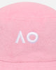 New Era Australian Open '25 Reversible Terry Bucket Hat Pastel Pink