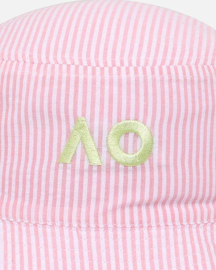 New Era Australian Open '25 Reversible Terry Bucket Hat Pastel Pink