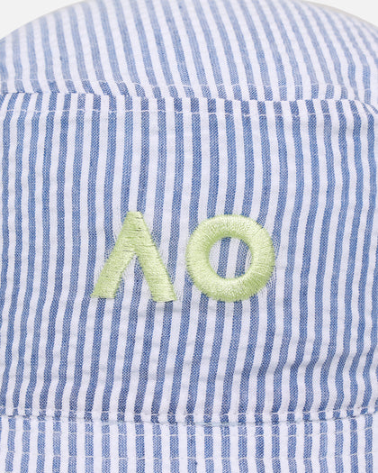 New Era Australian Open '25 Reversible Terry Bucket Hat Pastel Blue