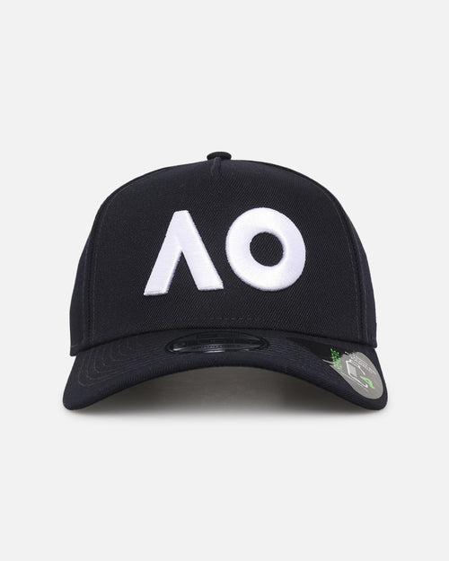 New Era Australian Open '25 Core Repreve® 9FORTY A-Frame Strapback Navy