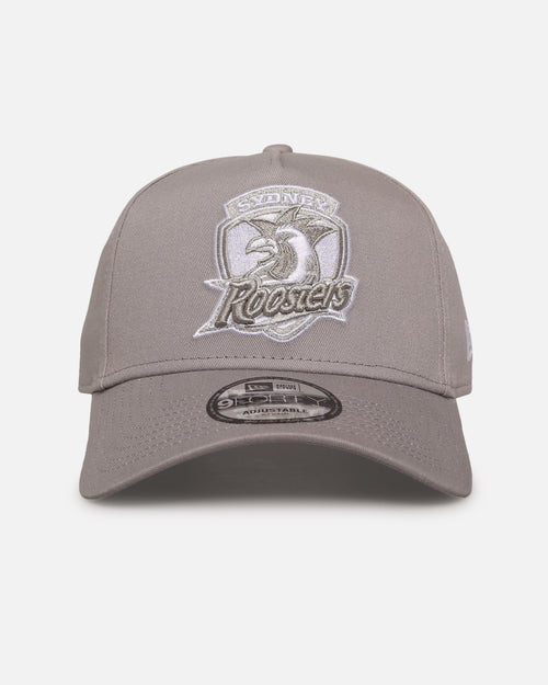 New Era Sydney Roosters 'NRL Grey & White' 9FORTY A-Frame Snapback Gray