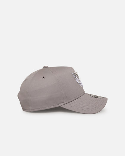 New Era New Zealand Warriors 'NRL Grey & White' 9FORTY A-Frame Snapback Gray