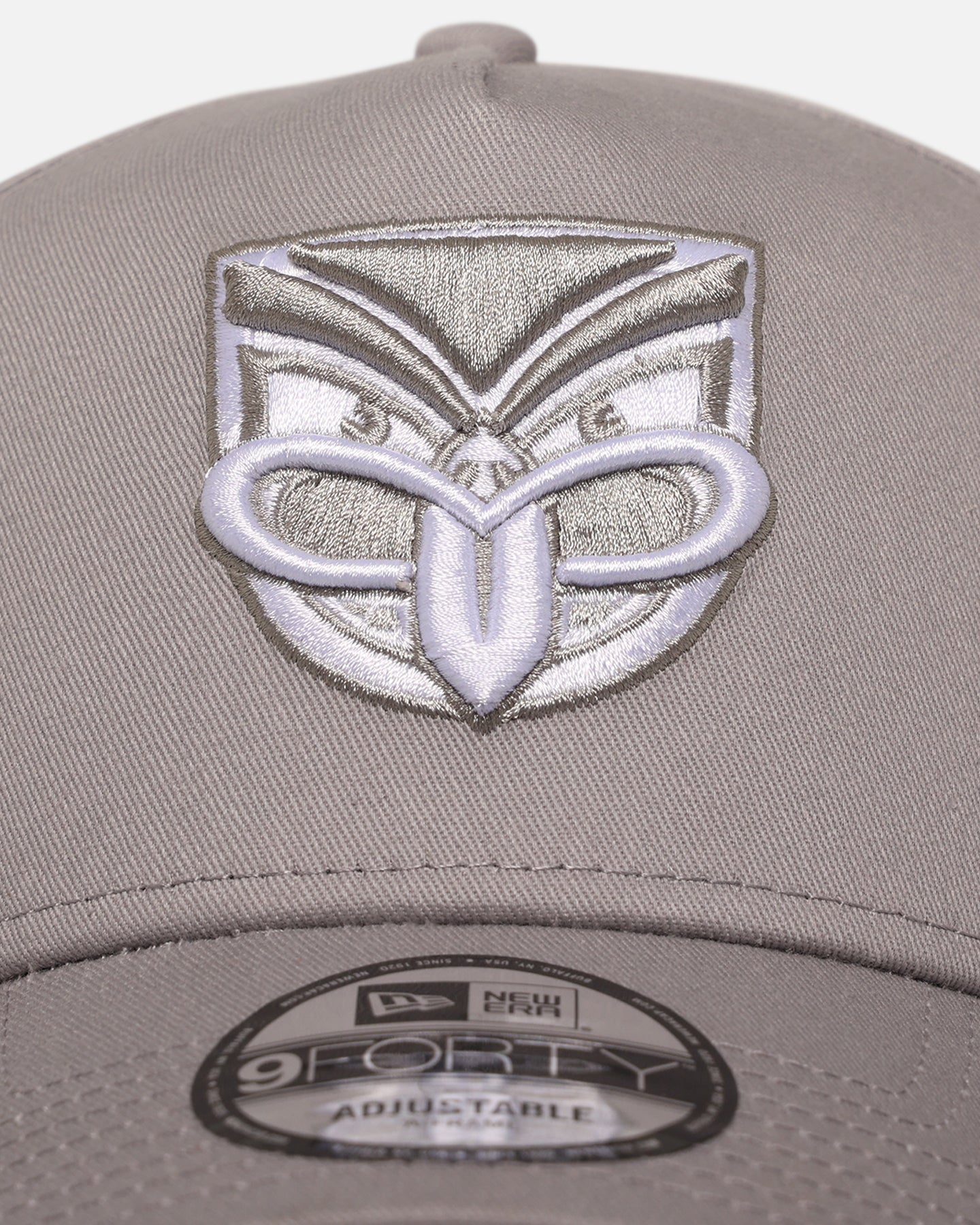 New Era New Zealand Warriors 'NRL Grey & White' 9FORTY A-Frame