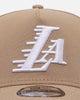 New Era Los Angeles Lakers 'Tan Pink' 9FORTY A-Frame Snapback Tan