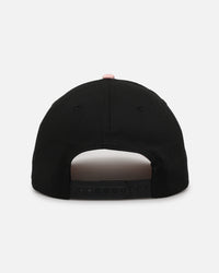 New Era Los Angeles Lakers 'Pink Satin Hearts 2.0' 9FORTY A-Frame Snapback Black/Pink