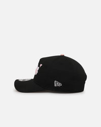New Era Los Angeles Lakers 'Pink Satin Hearts 2.0' 9FORTY A-Frame Snapback Black/Pink