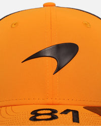 New Era X McLaren Racing Piastri 9SEVENTY Trucker Snapback Medium Orange
