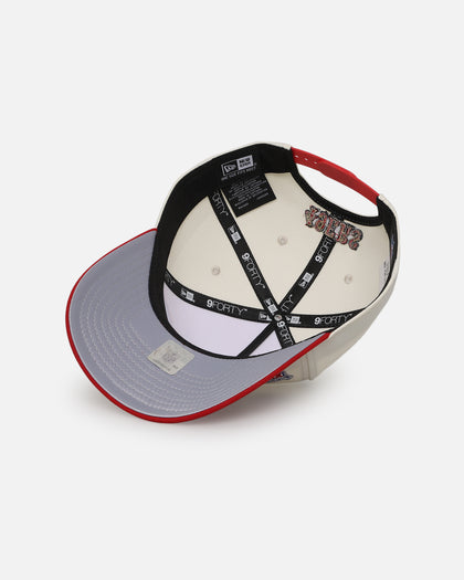 New Era San Francisco 49ers 'Super Bowl Logos' 9FORTY A-Frame Snapback Chrome