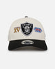 New Era Las Vegas Raiders 'Super Bowl Logos' 9FORTY A-Frame Snapback Chrome