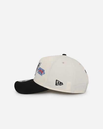 New Era Las Vegas Raiders 'Super Bowl Logos' 9FORTY A-Frame Snapback Chrome