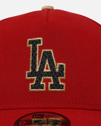 New Era Los Angeles Dodgers 'Year Of The Snake' 9FORTY A-Frame Snapback Red/Gold
