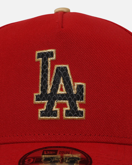 New Era Los Angeles Dodgers 'Year Of The Snake' 9FORTY A-Frame Snapback Red/Gold