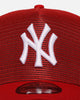 New Era New York Yankees 'Polychromatic Mesh' 9FORTY A-Frame Snapback Scarlet