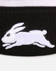 New Era South Sydney Rabbitohs 'NRL Black White Beanies' Knitted Beanie Black