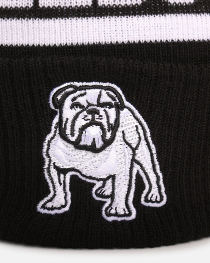 New Era Canterbury-Bankstown Bulldogs 'NRL Black White Beanies' Knitted Beanie Black