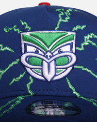 New Era New Zealand Warriors 'NRL Electric' 9FORTY A-Frame Snapback Official Team Colour