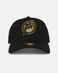 New Era Miami Dolphins 'NFL Black & Gold Embroidery' 9FORTY A-Frame Snapback Black/Gold