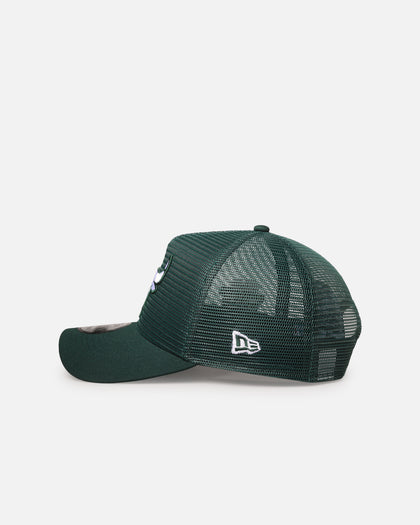 New Era Chicago Bulls 'Polychromatic Mesh' 9FORTY A-Frame Snapback Dark Green